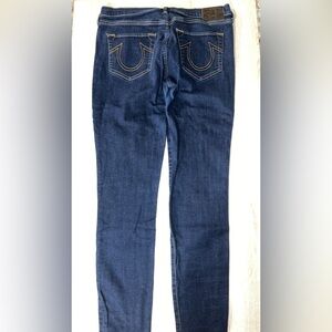 True Religion Dark Blue Skinny Leg Jeans